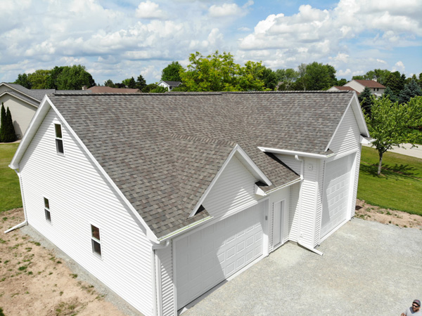Asphalt Roof Garage